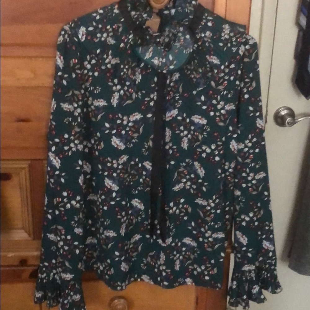 Super sheer blouse for work